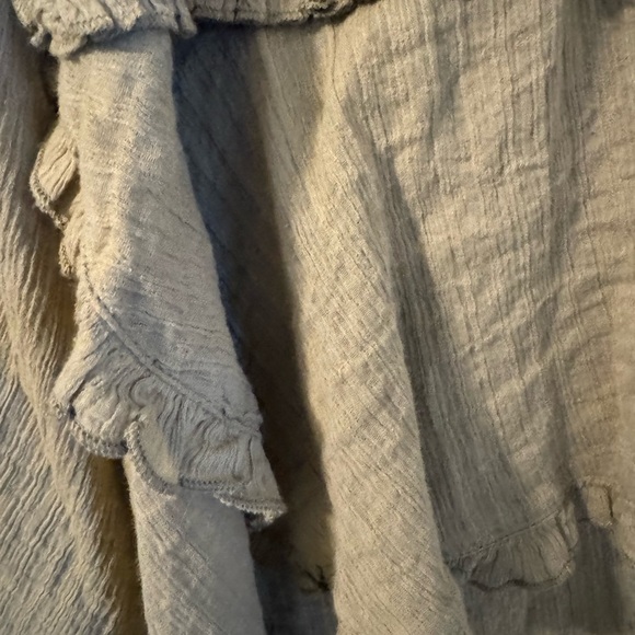 Gorgeous Gauze Moss Free People Antoinette Mini Dress -M - Picture 6 of 9